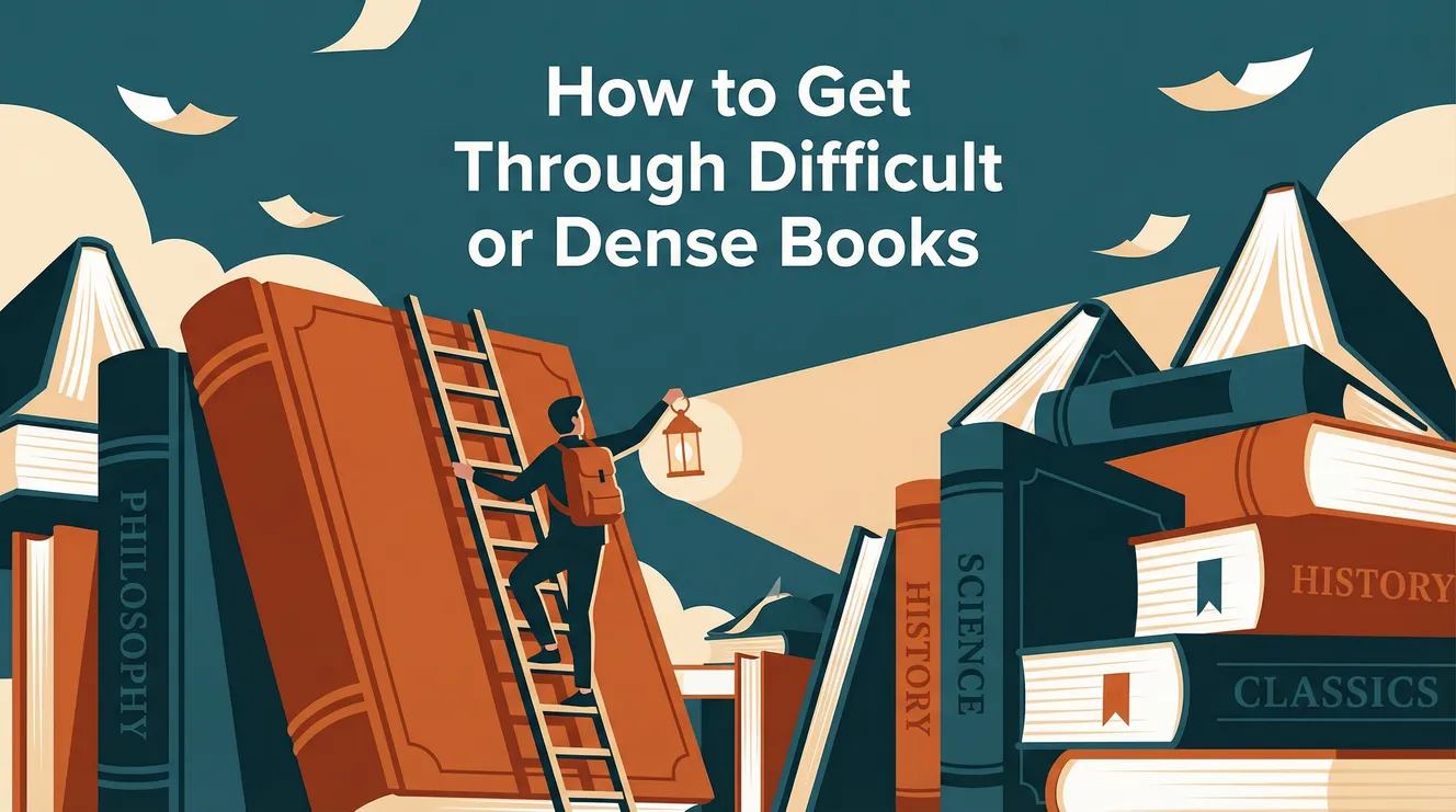 How to Get Through Difficult or Dense Books