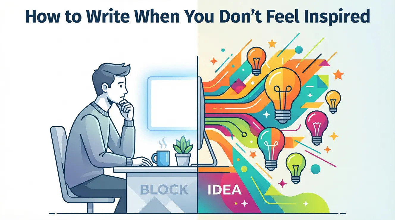 How to Write When You Don't Feel Inspired
